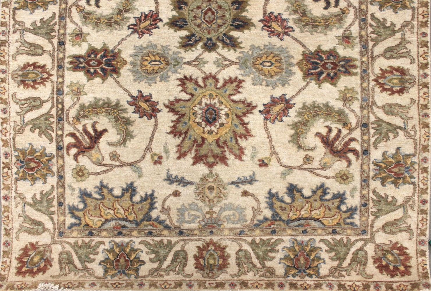 Wide Runner Traditional Hand Knotted Wool Area Rug - MR029781