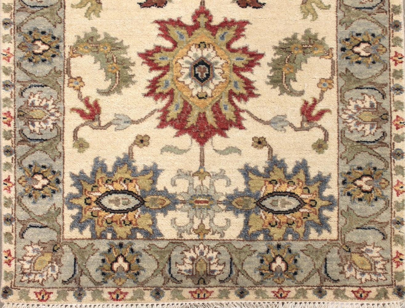 8 ft. Runner Traditional Hand Knotted Wool Area Rug - MR029783