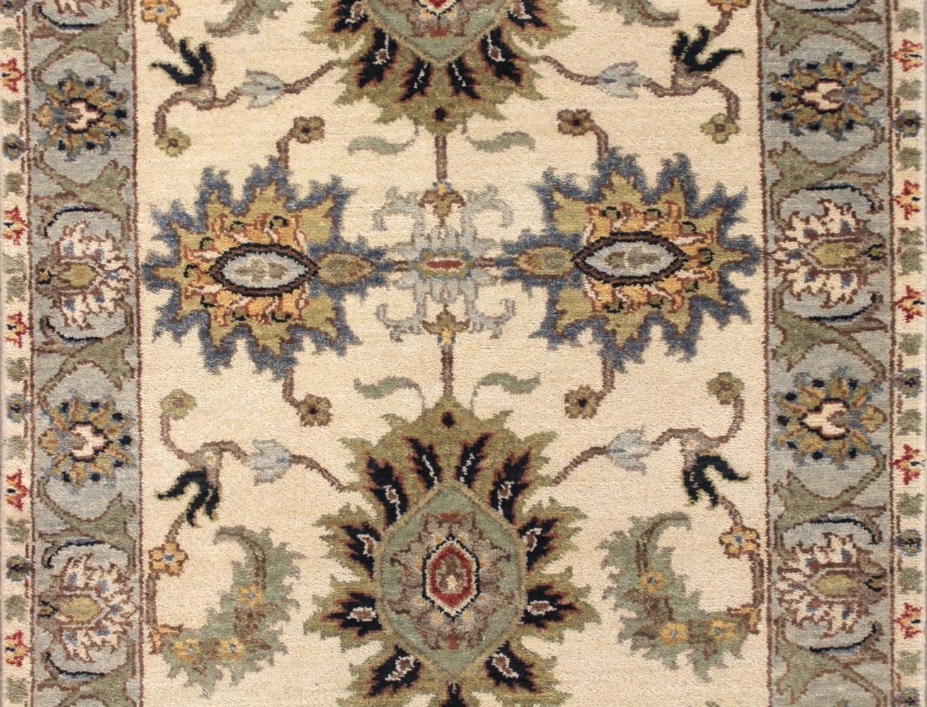 8 ft. Runner Traditional Hand Knotted Wool Area Rug - MR029783