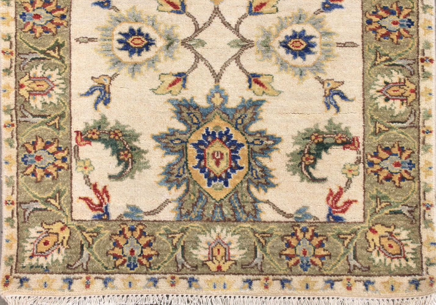 6 ft. Runner Traditional Hand Knotted Wool Area Rug - MR029784