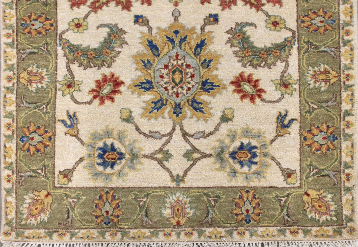 3x5 Traditional Hand Knotted Wool Area Rug - MR029786