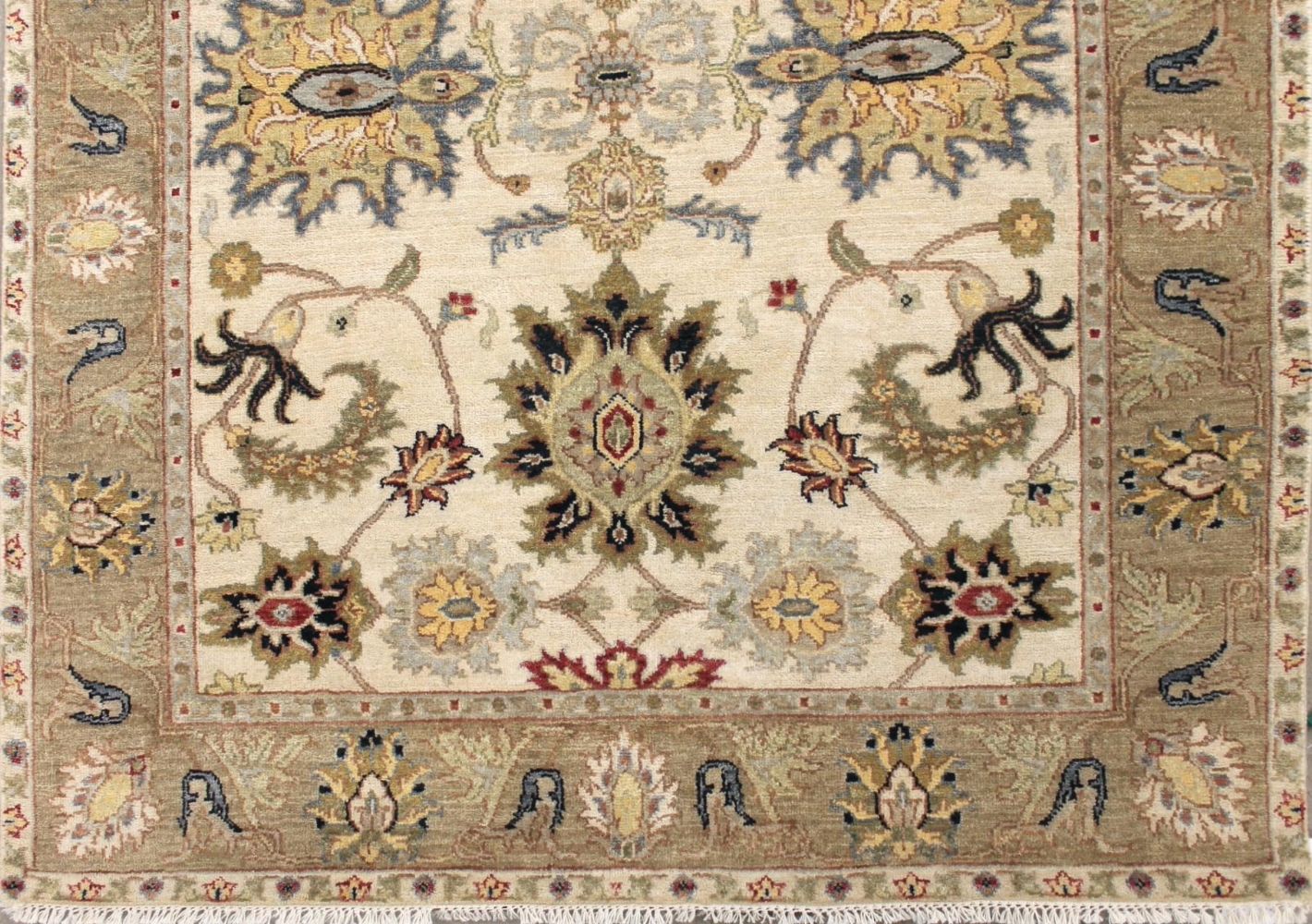 Wide Runner Traditional Hand Knotted Wool Area Rug - MR029791