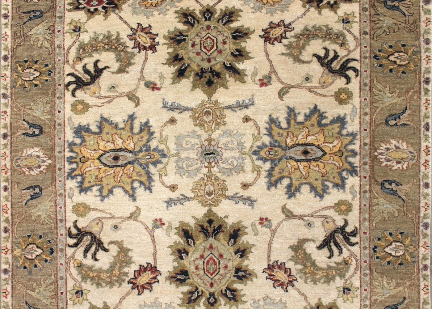 Wide Runner Traditional Hand Knotted Wool Area Rug - MR029791