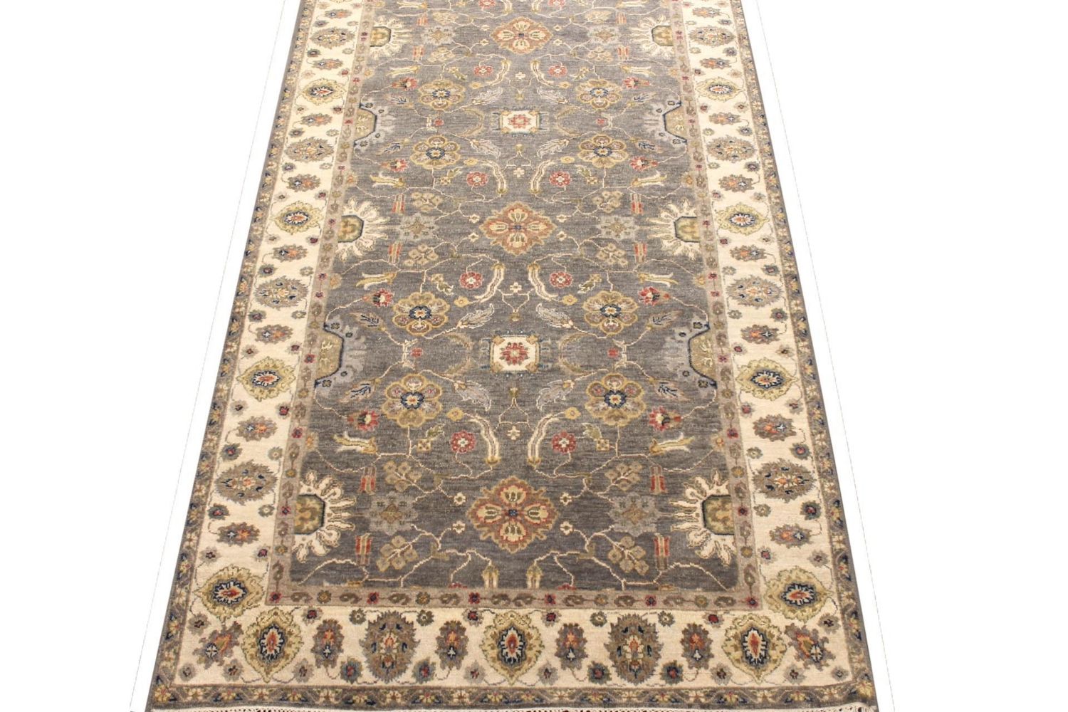 Wide Runner Traditional Hand Knotted Wool Area Rug - MR029792