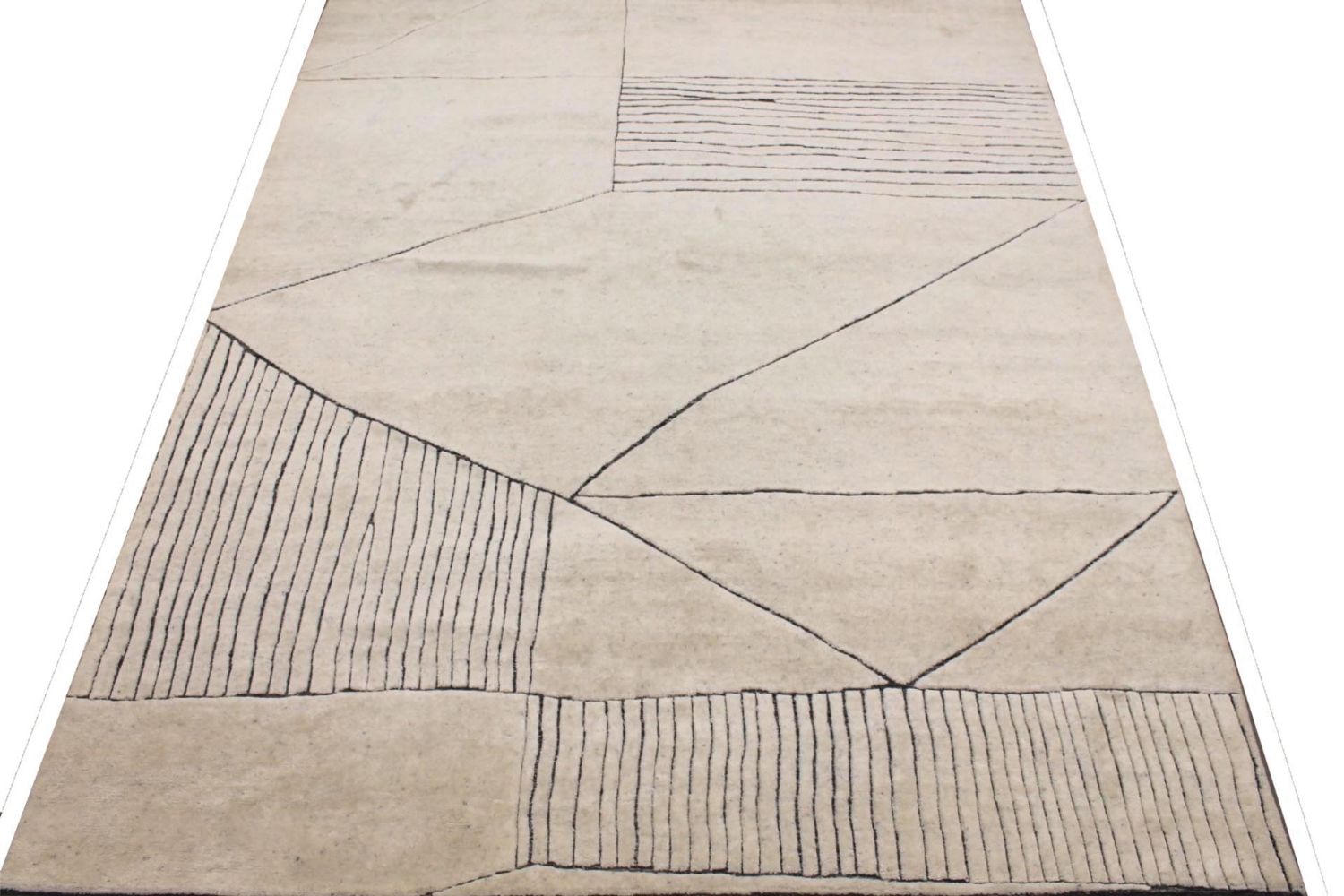 9x12 Casual Hand Knotted Wool Area Rug - MR029794