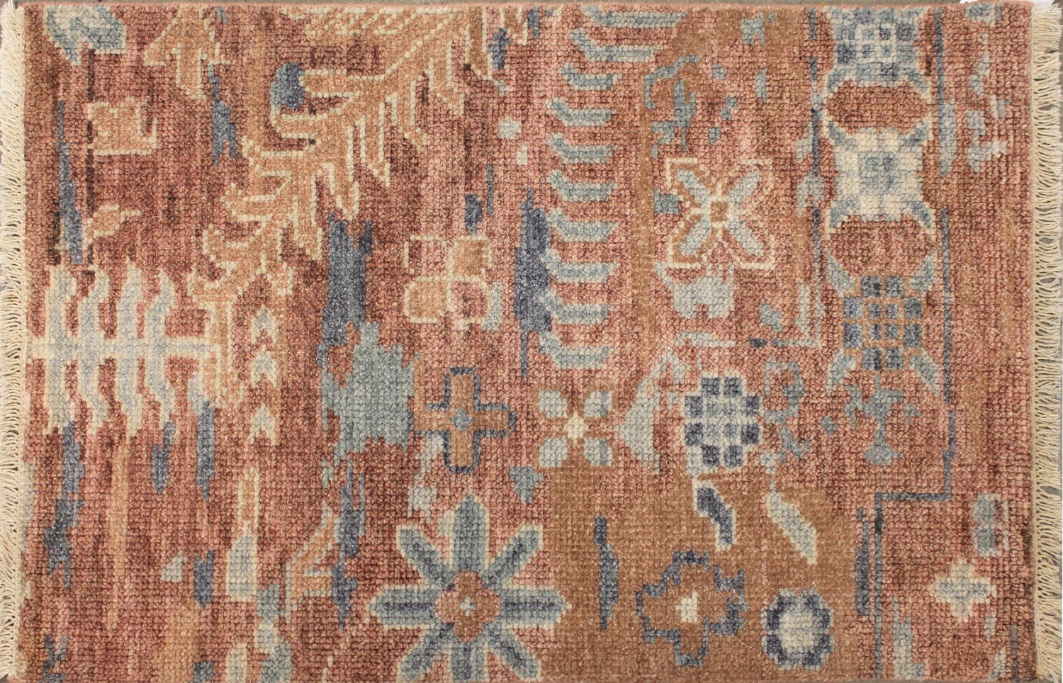 2X3 Oushak Hand Knotted Wool Area Rug - MR029805