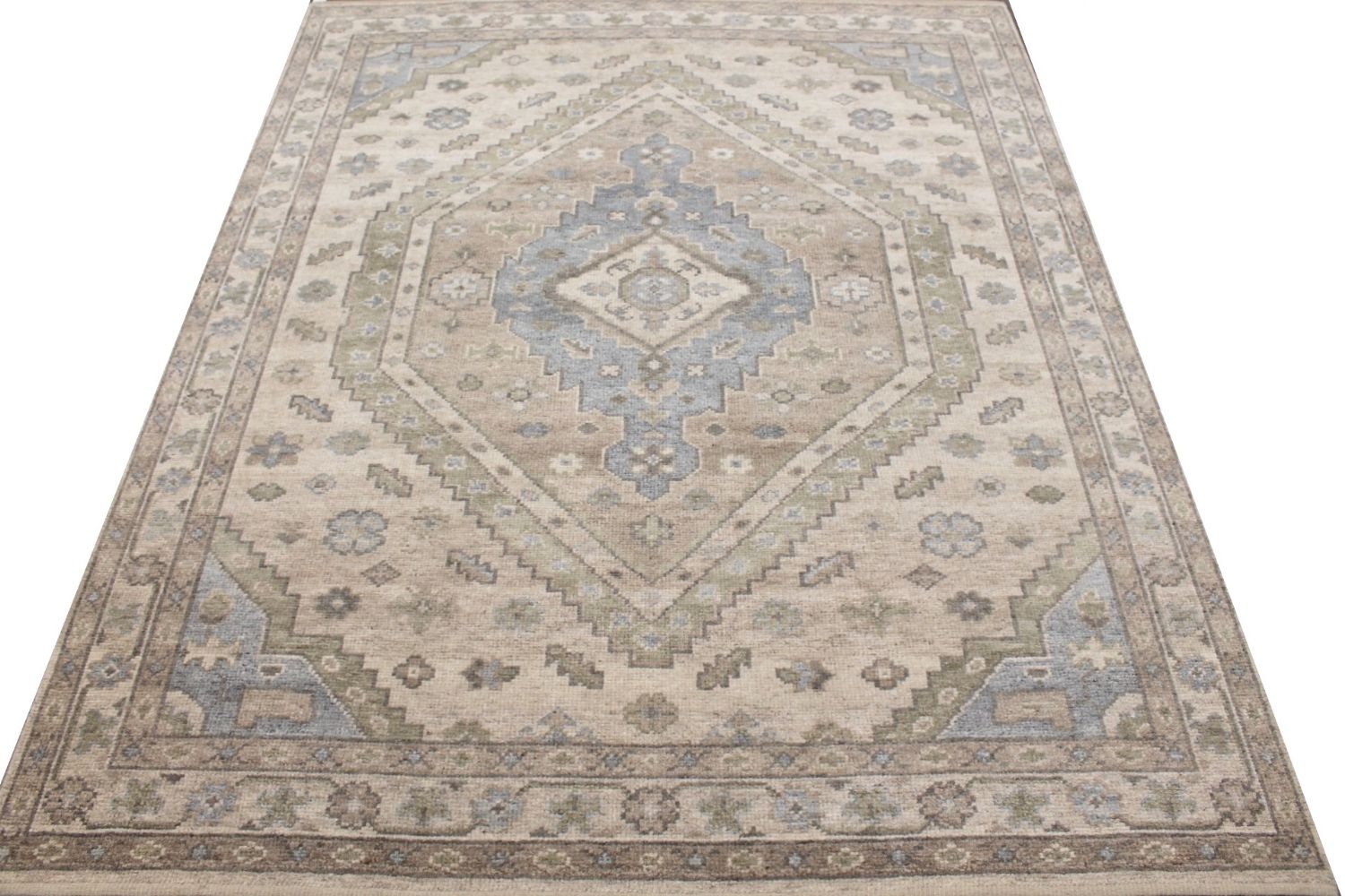 8x10 Oushak Hand Knotted Wool Area Rug - MR029837