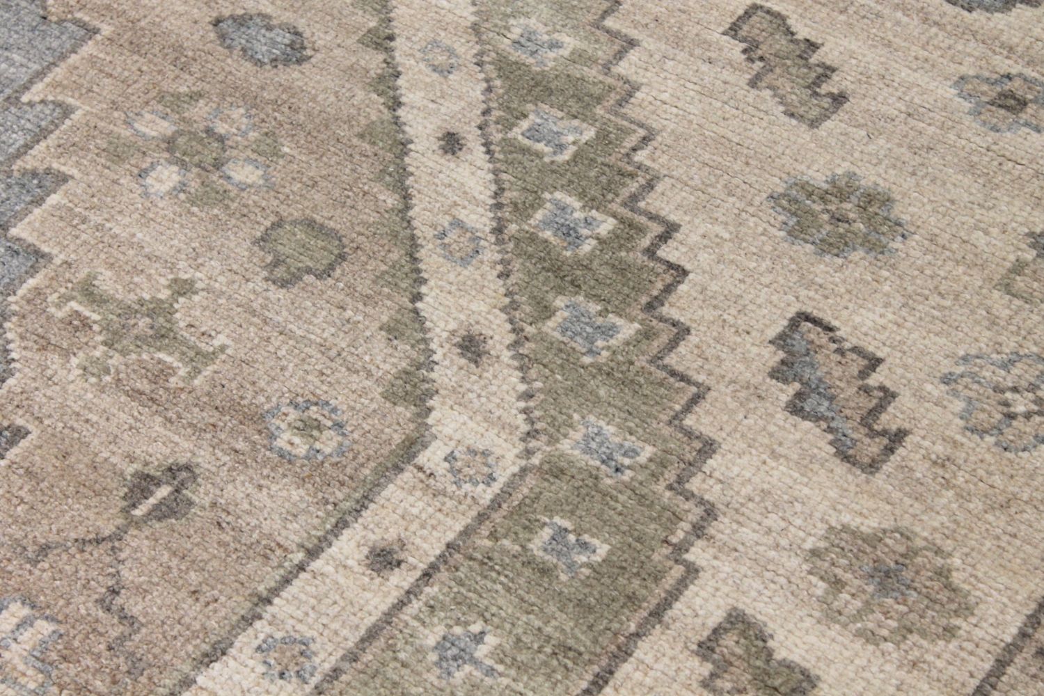 9x12 Oushak Hand Knotted Wool Area Rug - MR029838