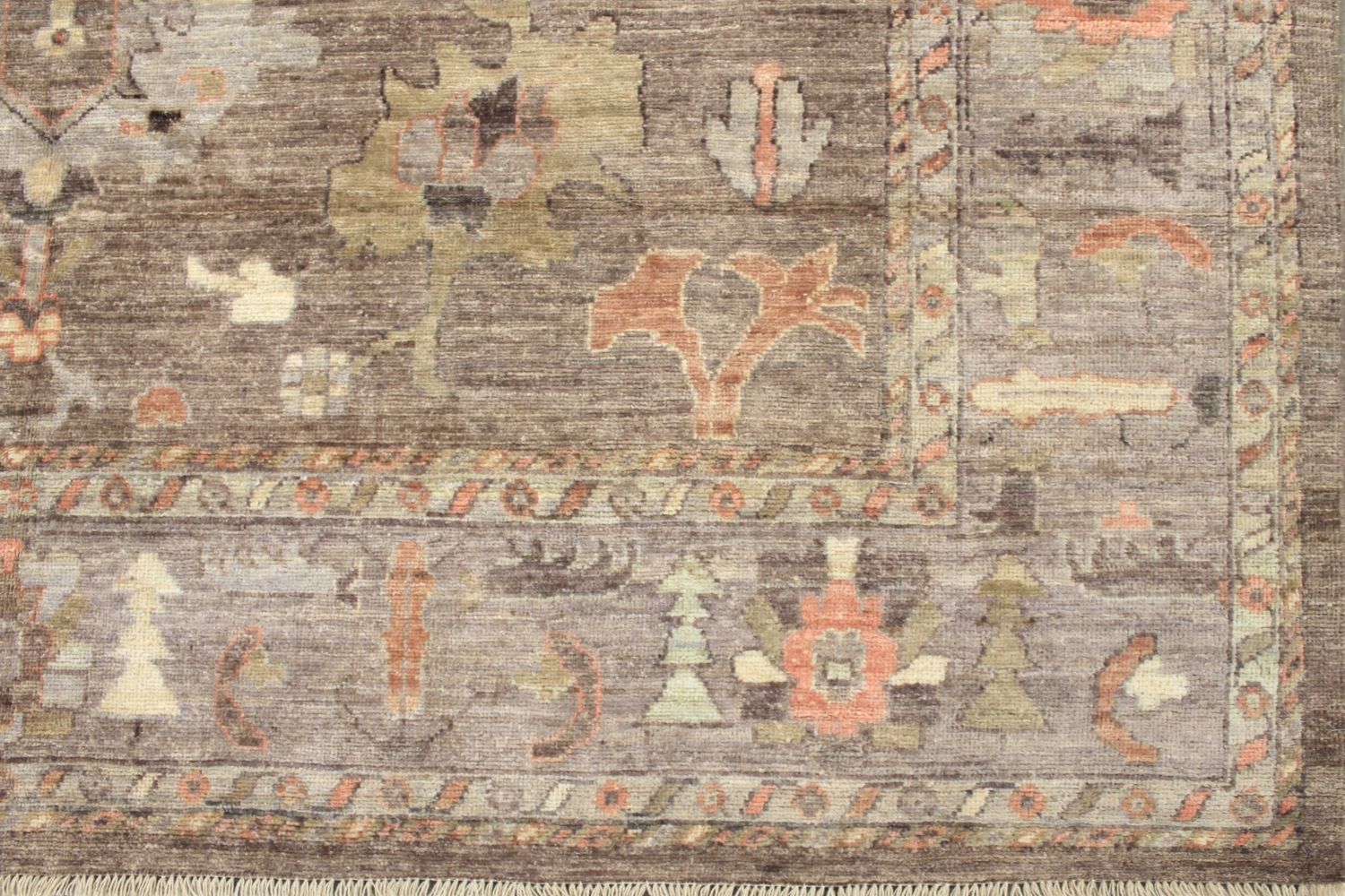 9x12 Oushak Hand Knotted Wool Area Rug - MR029857