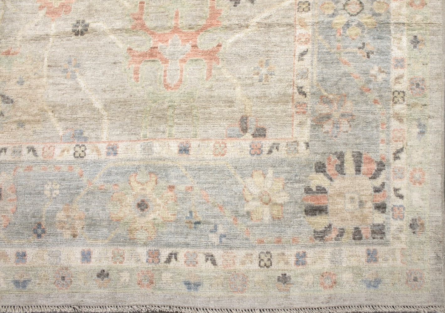 9x12 Oushak Hand Knotted Wool Area Rug - MR029858