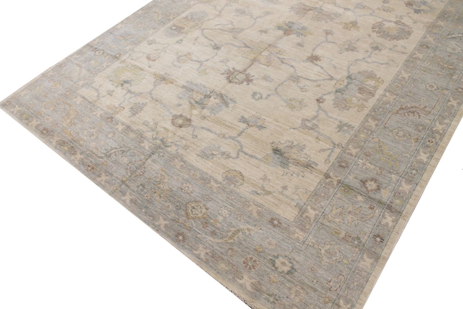 9x12 Oushak Hand Knotted Wool Area Rug - MR029873