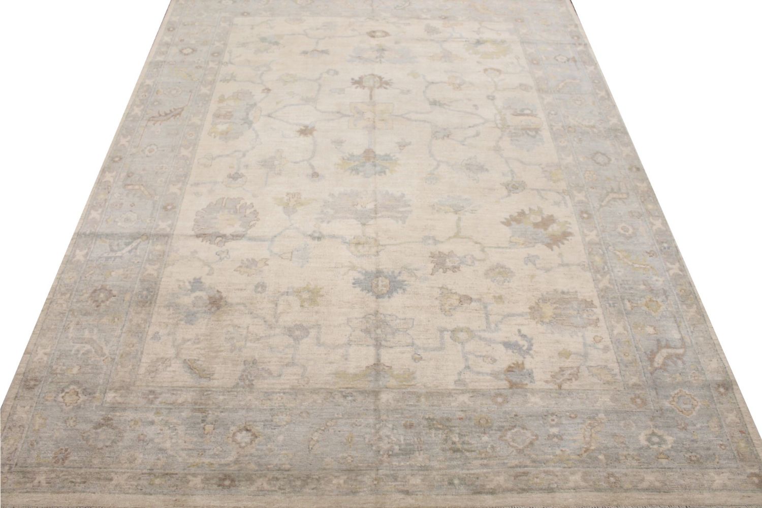 9x12 Oushak Hand Knotted Wool Area Rug - MR029873
