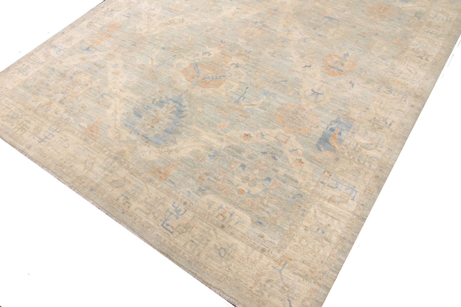 9x12 Peshawar Hand Knotted Wool Area Rug - MR029887