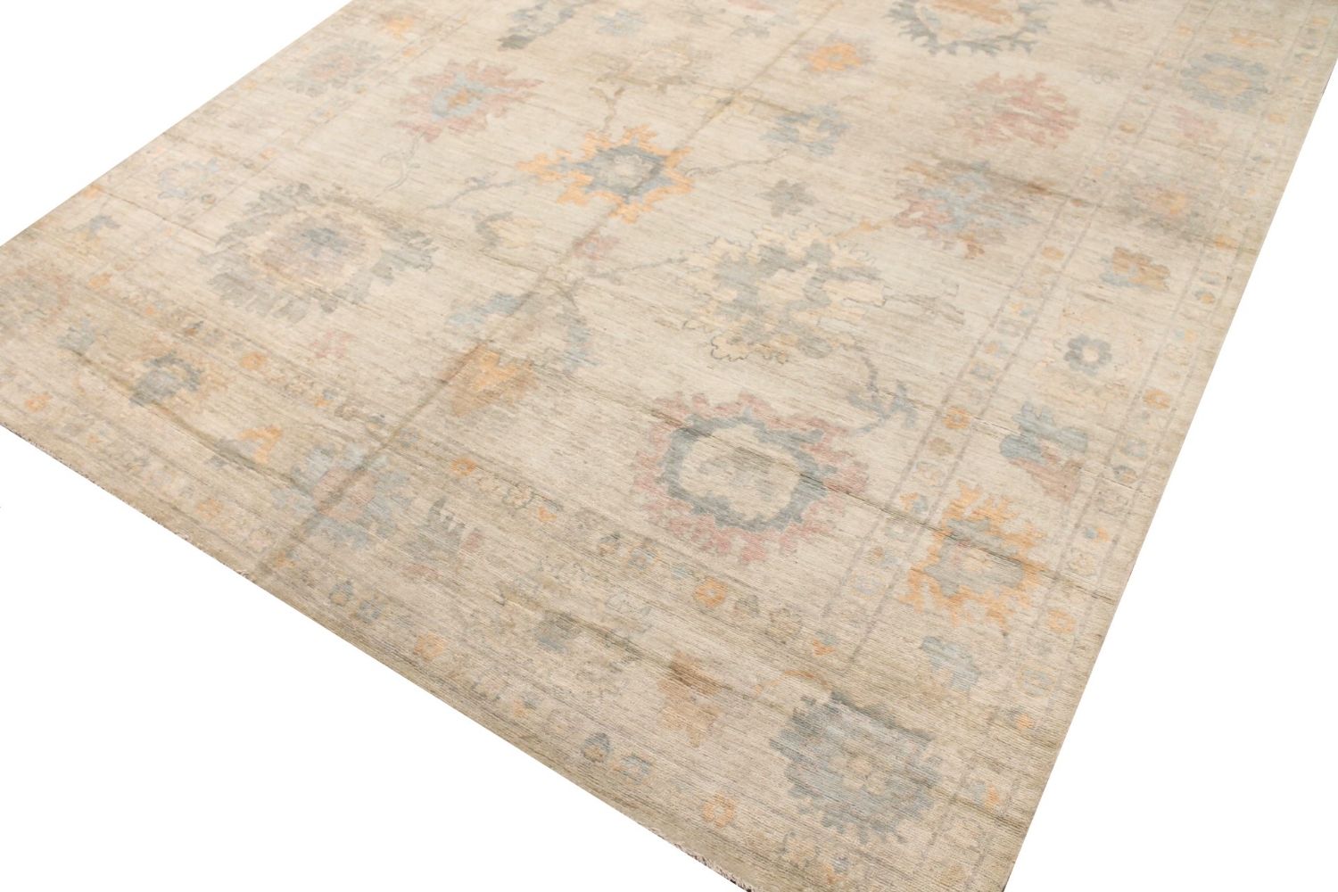 10x14 Oushak Hand Knotted Wool Area Rug - MR029900