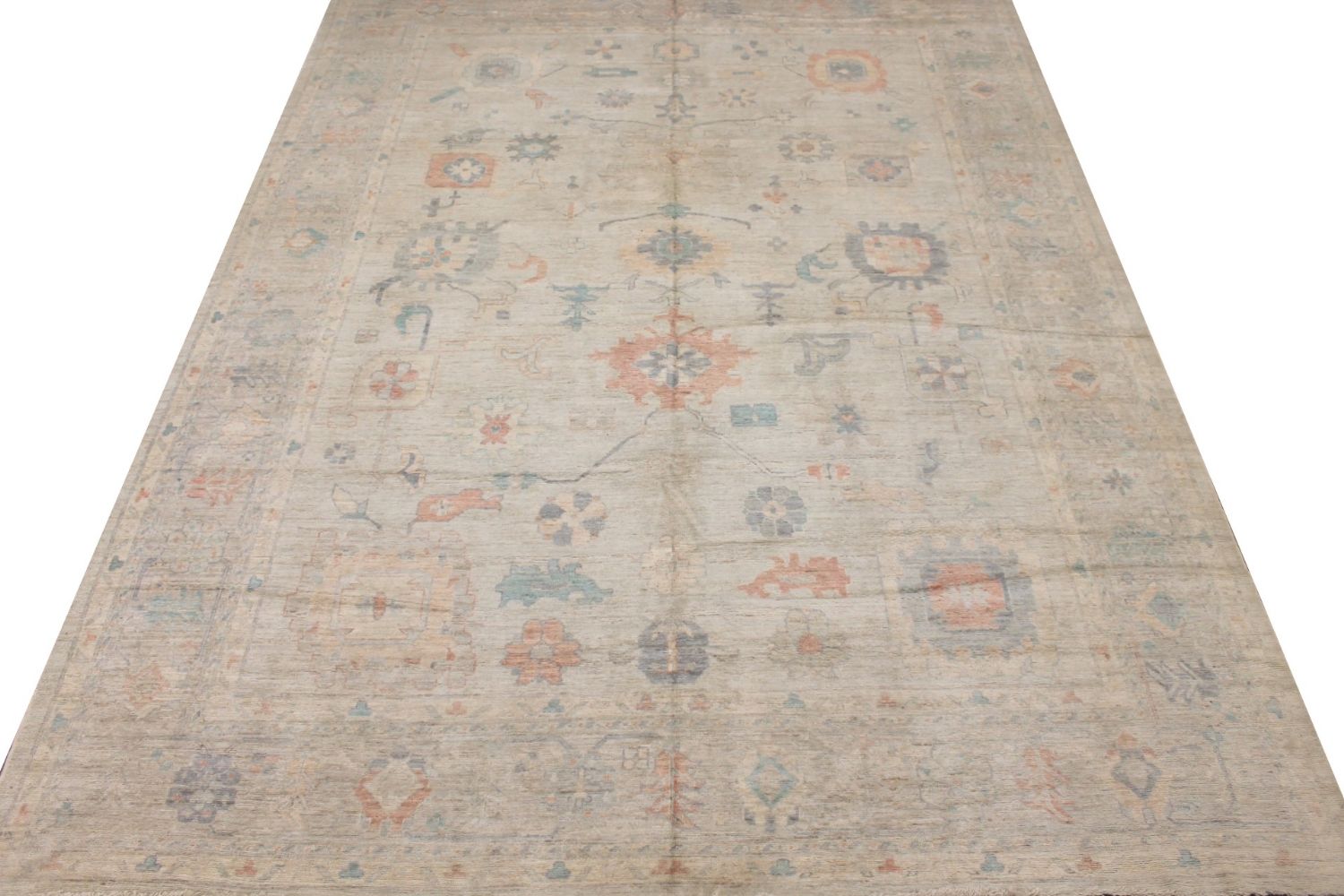 OVERSIZE Oushak Hand Knotted Wool Area Rug - MR029901