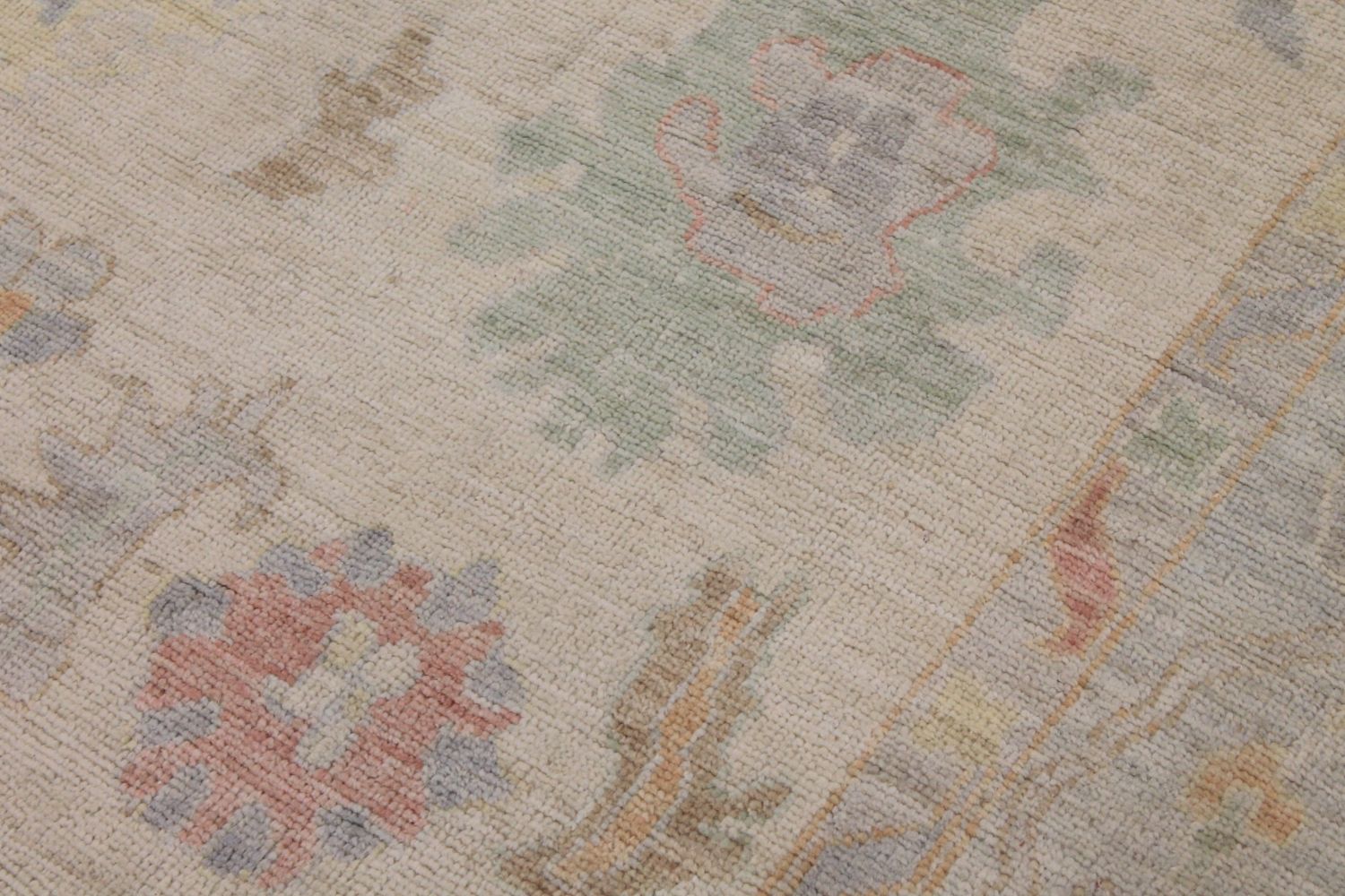 6x9 Oushak Hand Knotted Wool Area Rug - MR029904