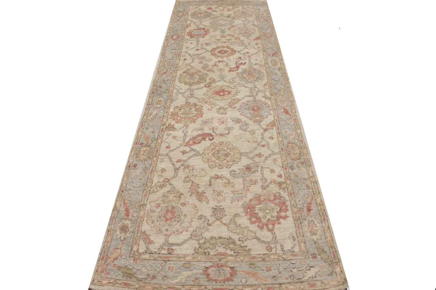 6 ft. Runner Oushak Hand Knotted Wool Area Rug - MR029944