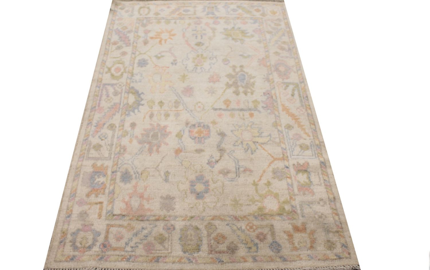 3x5 Oushak Hand Knotted Wool Area Rug - MR029947
