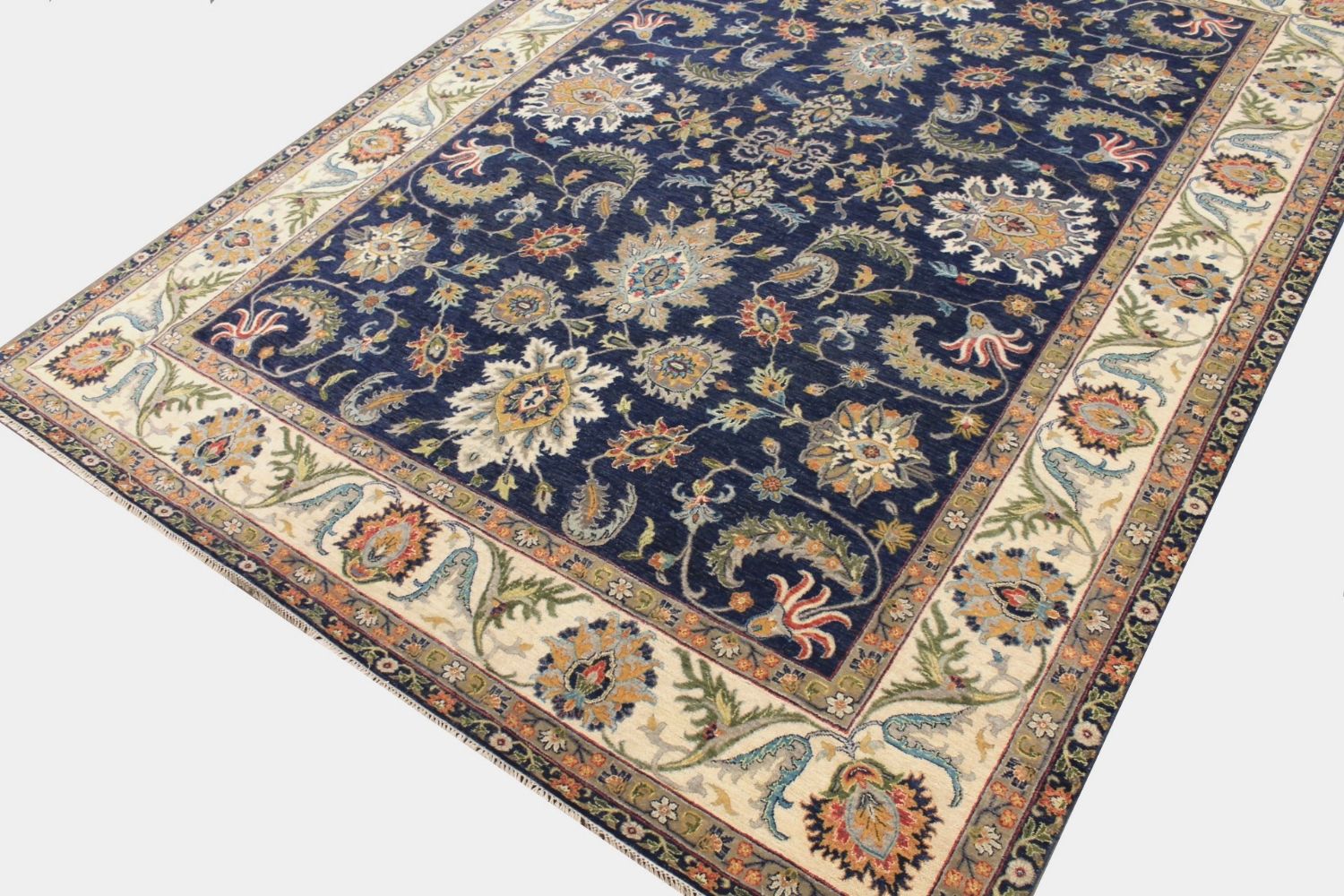 9x12 Traditional Hand Knotted Wool Area Rug - MR029976