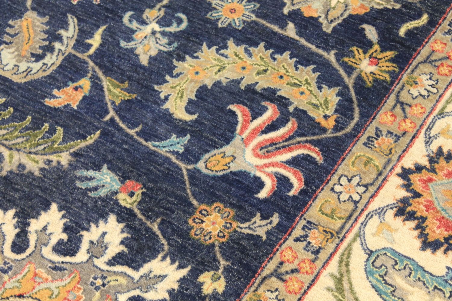 9x12 Traditional Hand Knotted Wool Area Rug - MR029976