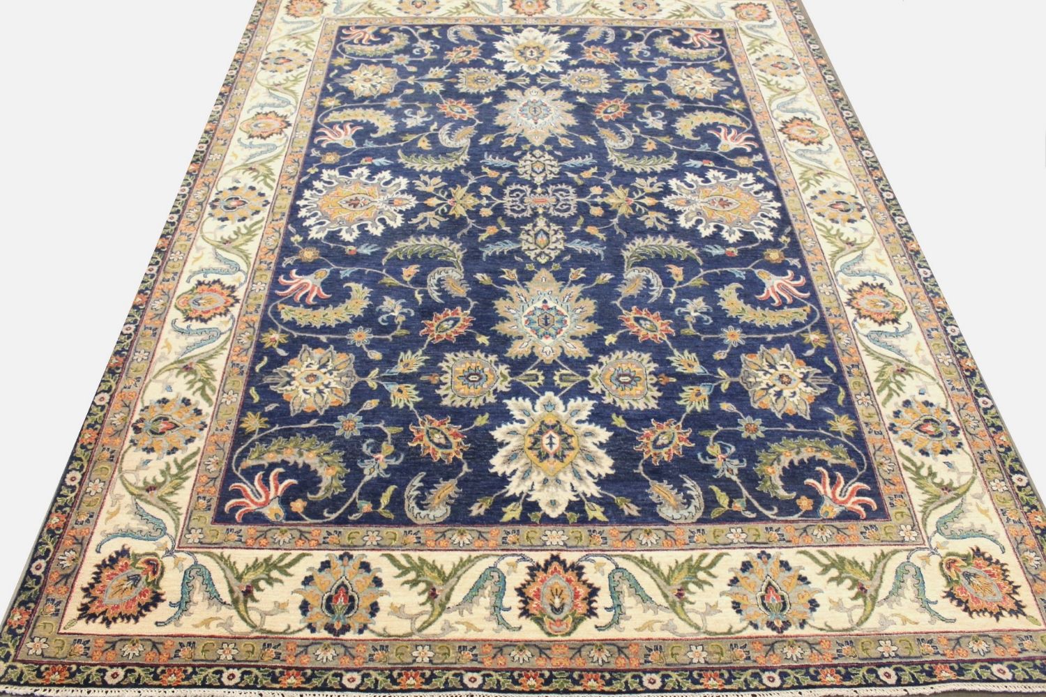 9x12 Traditional Hand Knotted Wool Area Rug - MR029976