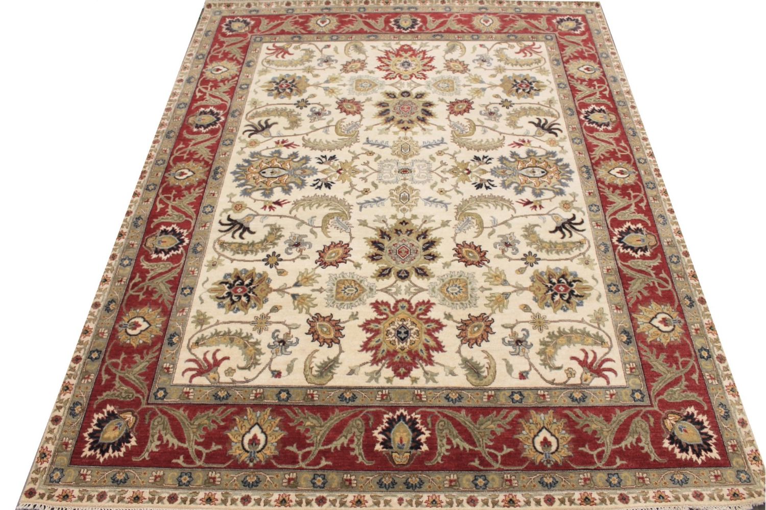8x10 Traditional Hand Knotted Wool Area Rug - MR029977
