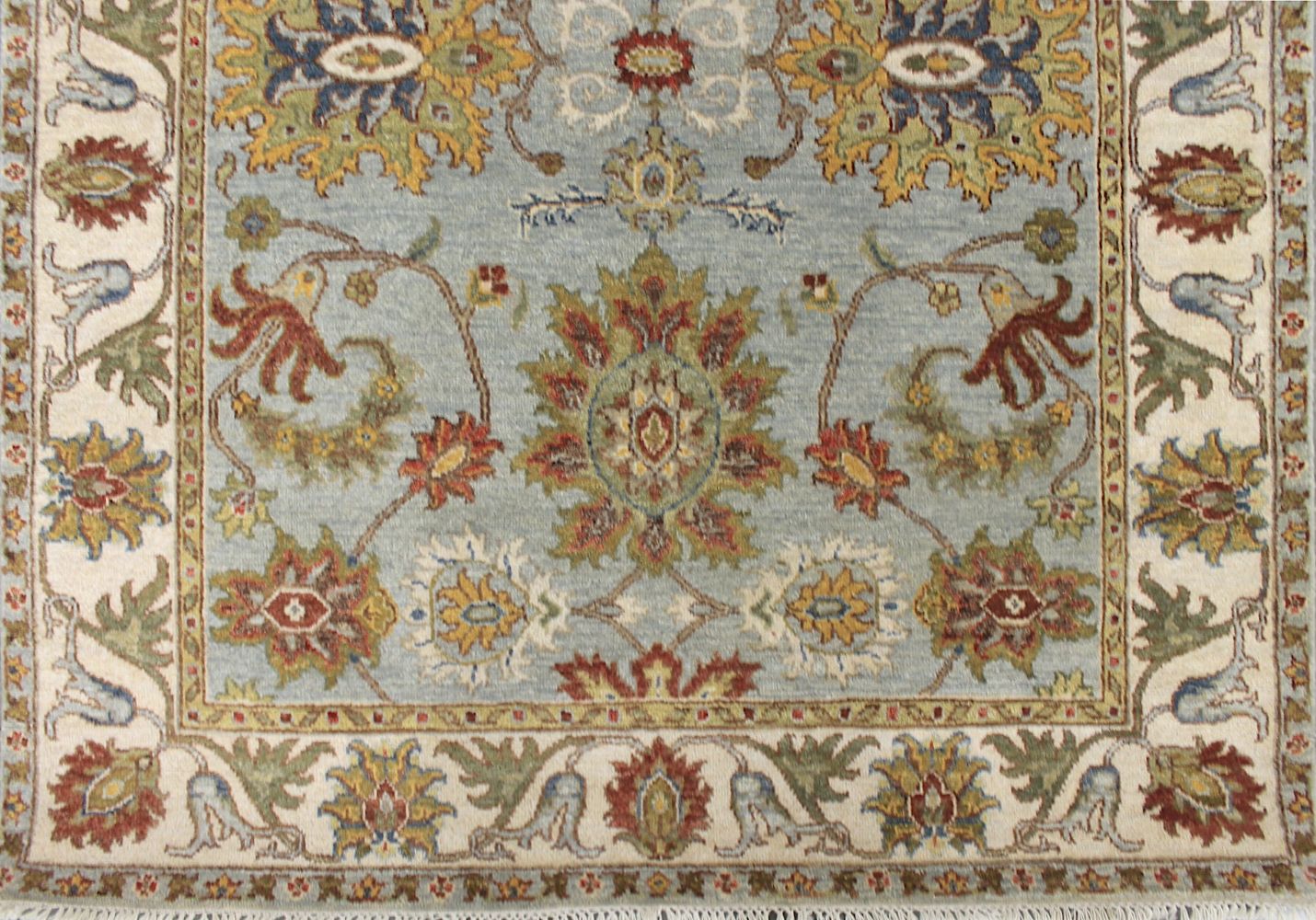 Wide Runner Traditional Hand Knotted Wool Area Rug - MR029980