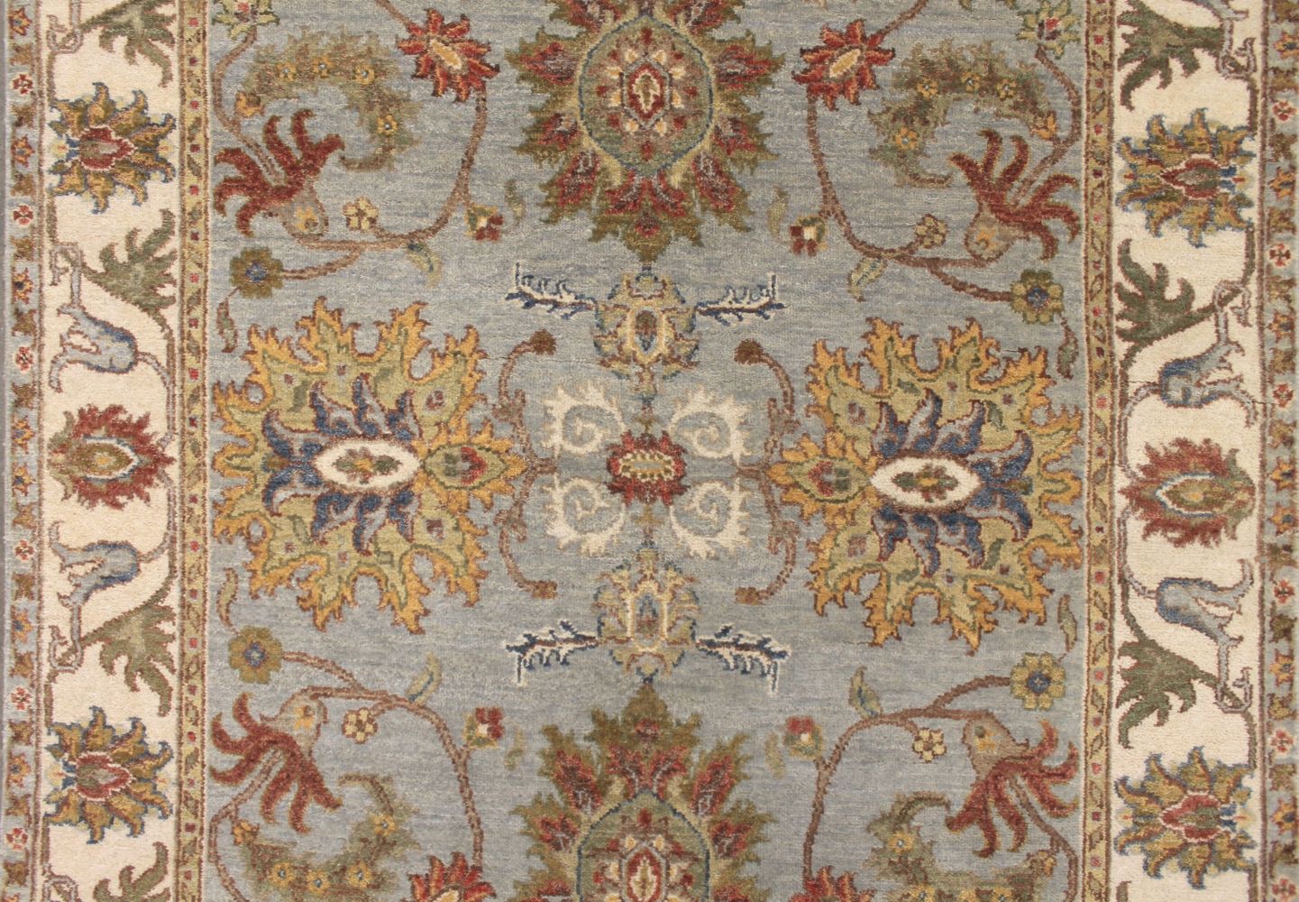 Wide Runner Traditional Hand Knotted Wool Area Rug - MR029980