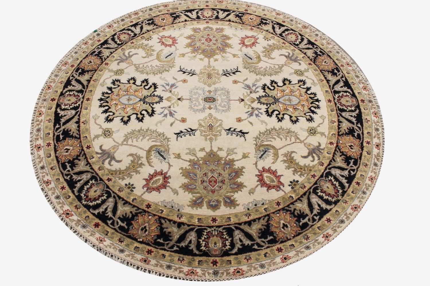 6 ft. - 7 ft. Round & Square Traditional Hand Knotted Wool Area Rug - MR029990