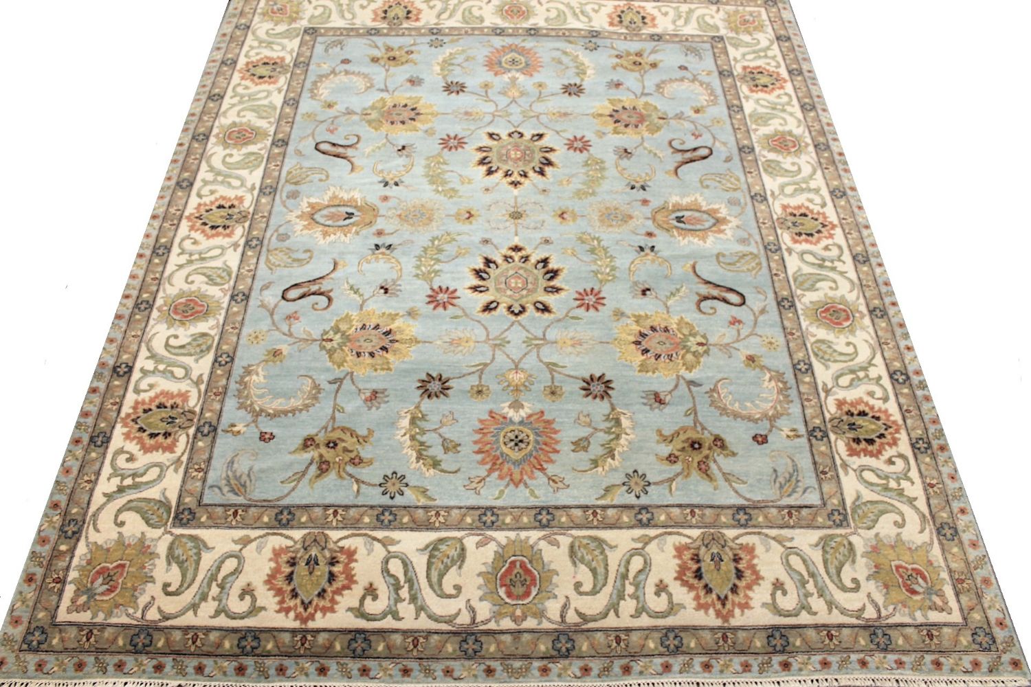 8x10 Traditional Hand Knotted Wool Area Rug - MR029996