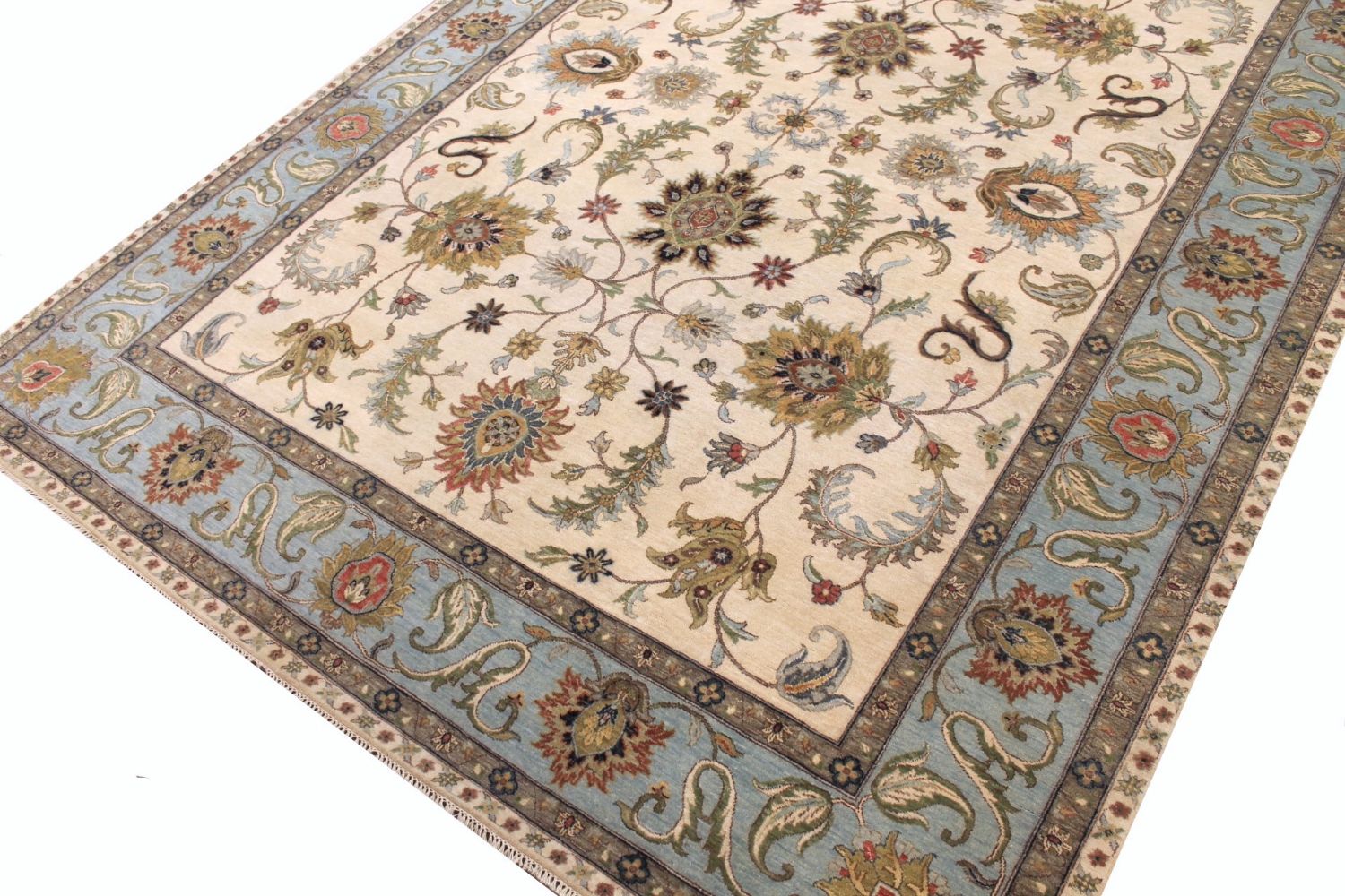 9x12 Traditional Hand Knotted Wool Area Rug - MR030005