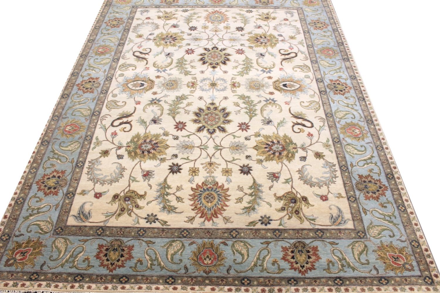 9x12 Traditional Hand Knotted Wool Area Rug - MR030005
