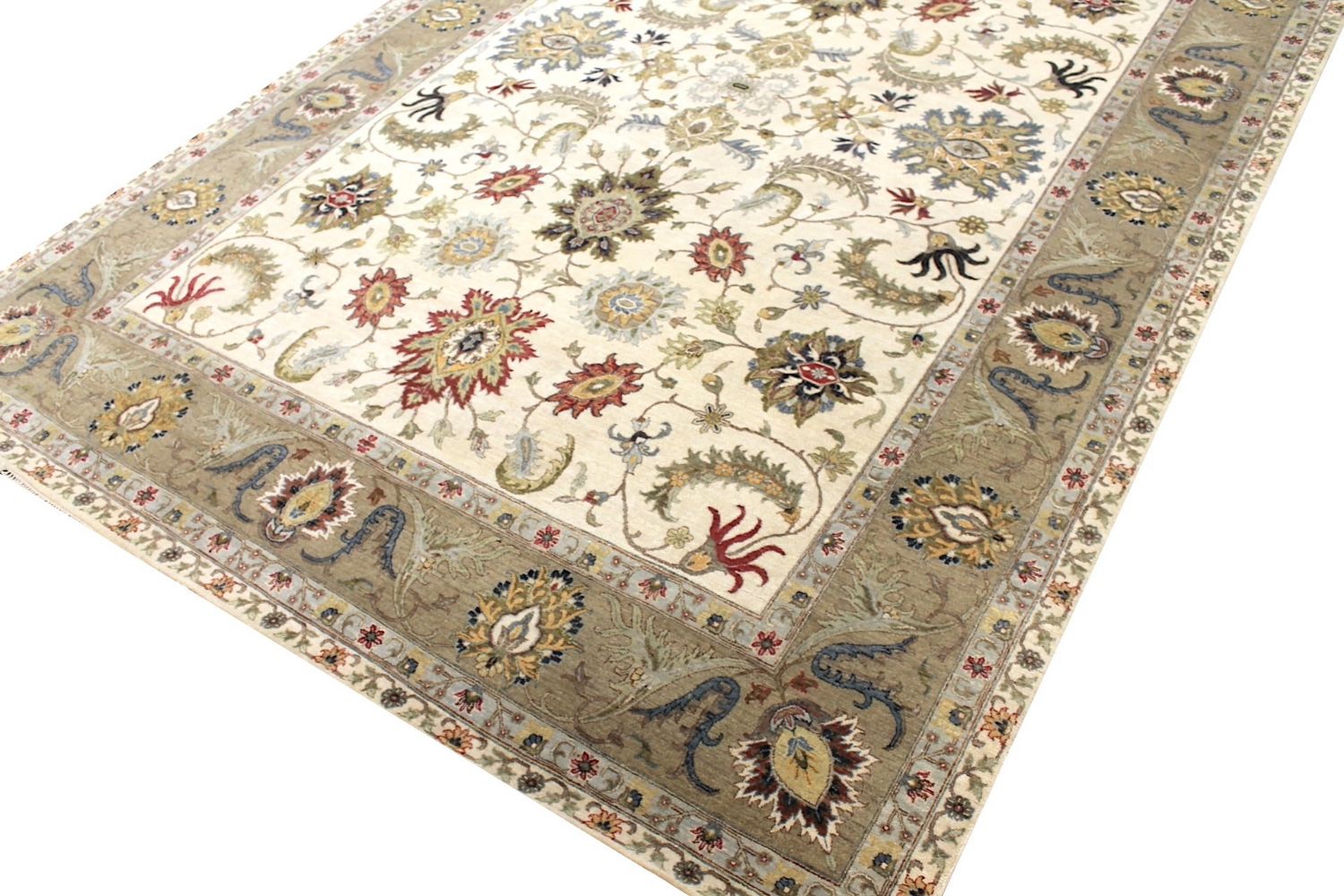 10x14 Traditional Hand Knotted Wool Area Rug - MR030007