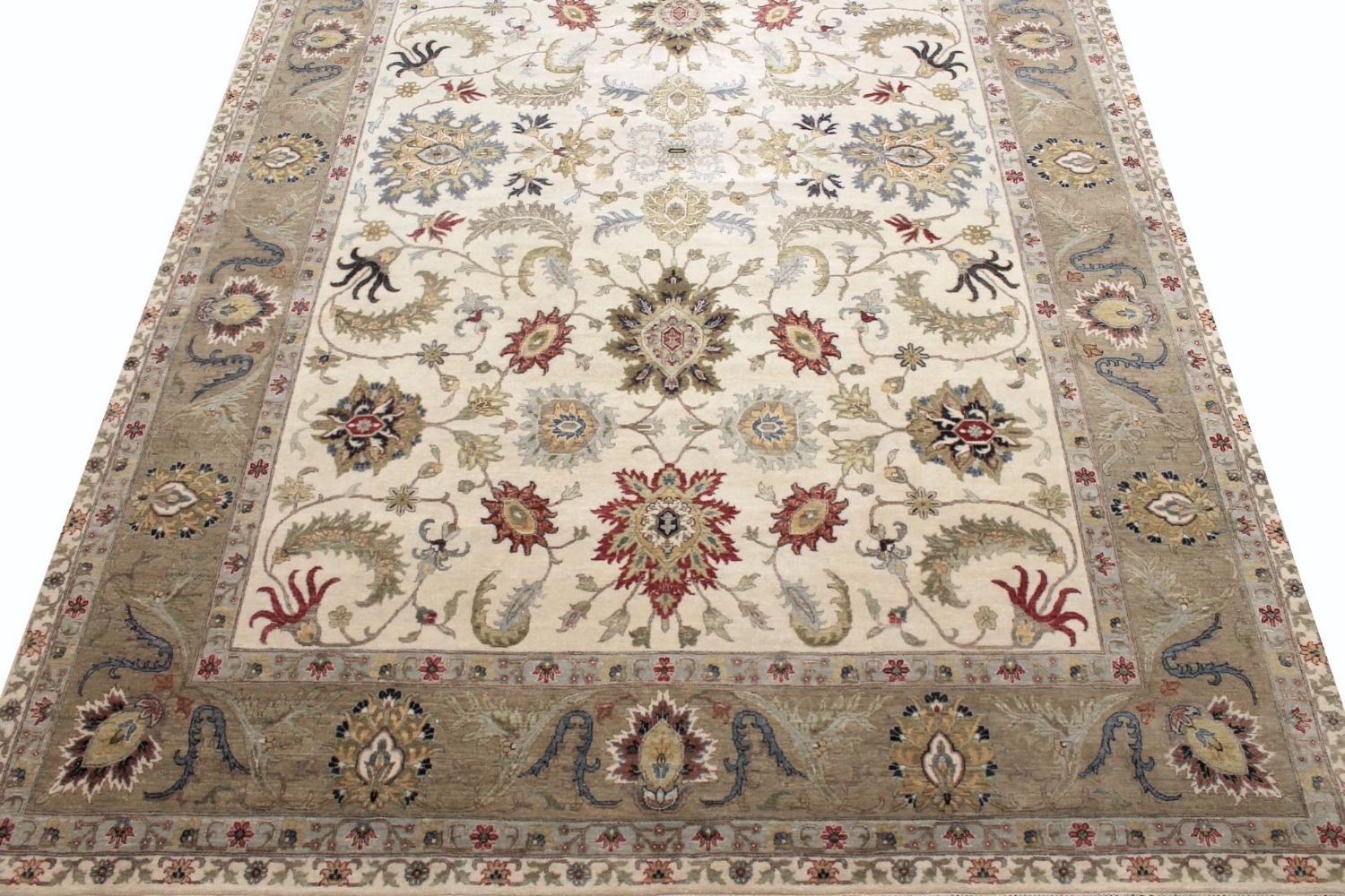 10x14 Traditional Hand Knotted Wool Area Rug - MR030007