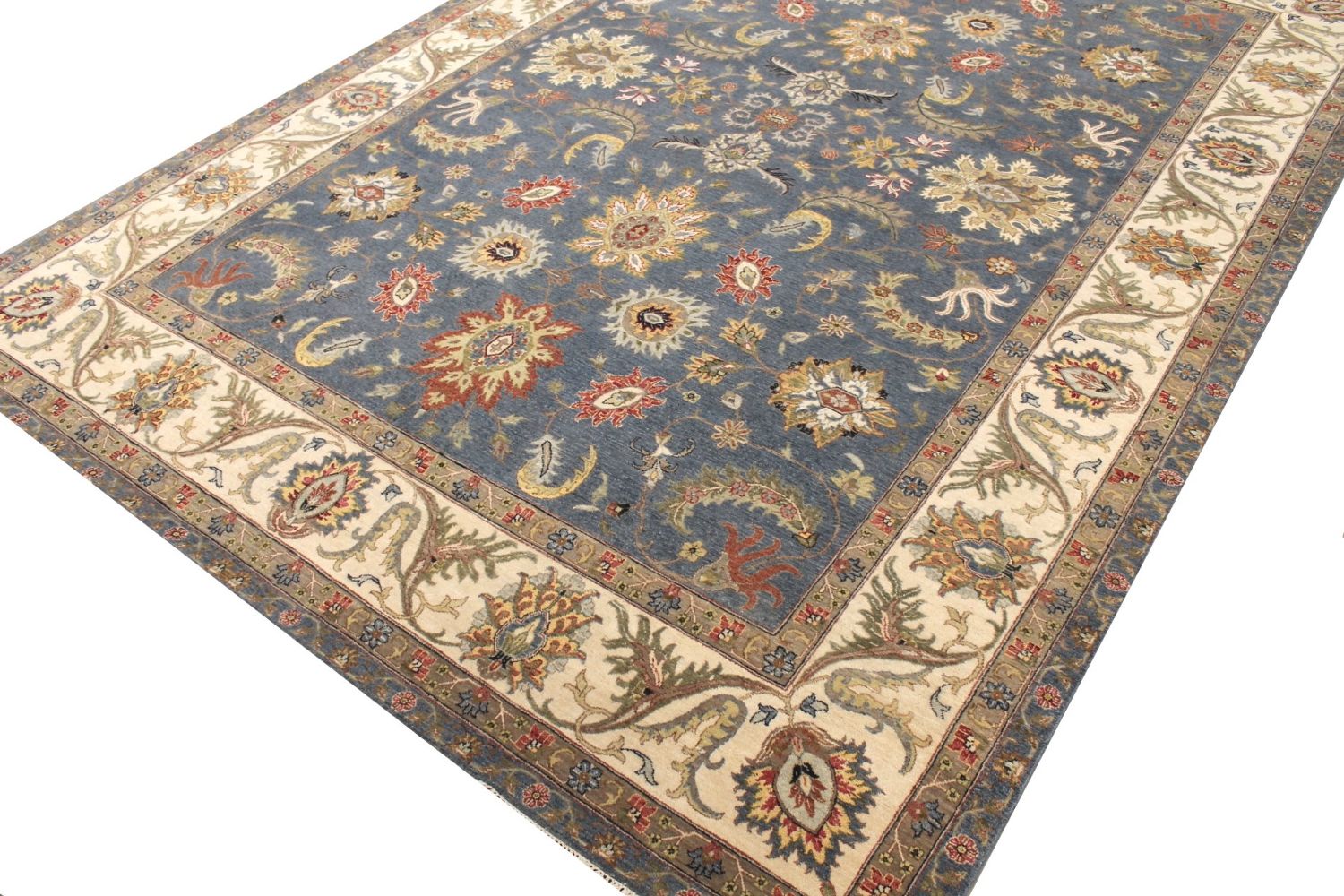 10x14 Traditional Hand Knotted Wool Area Rug - MR030009
