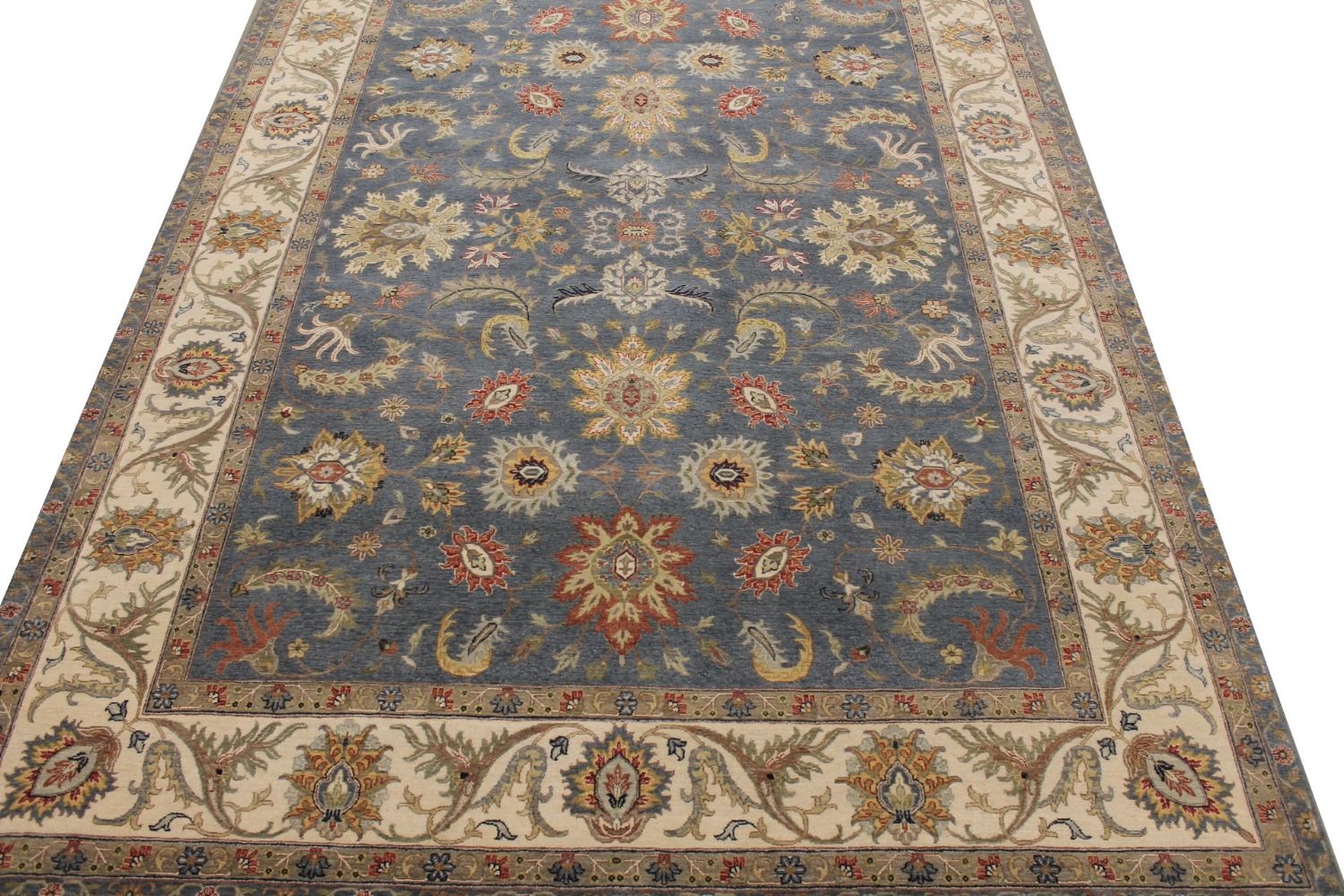 10x14 Traditional Hand Knotted Wool Area Rug - MR030009