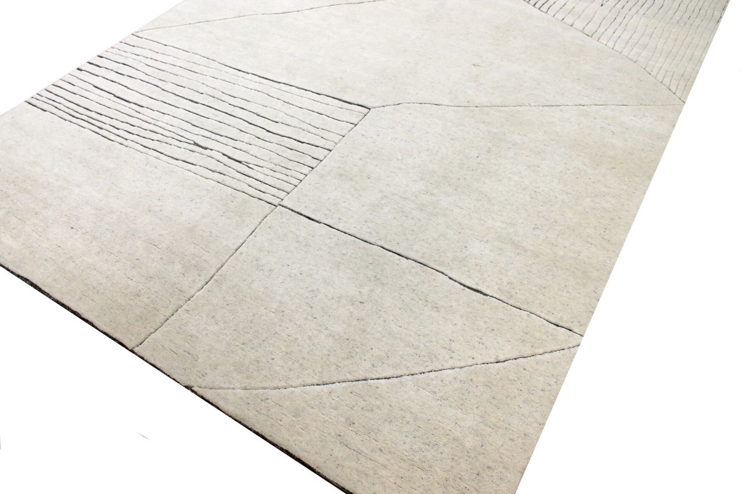 10x14 Casual Hand Knotted Wool Area Rug - MR030018