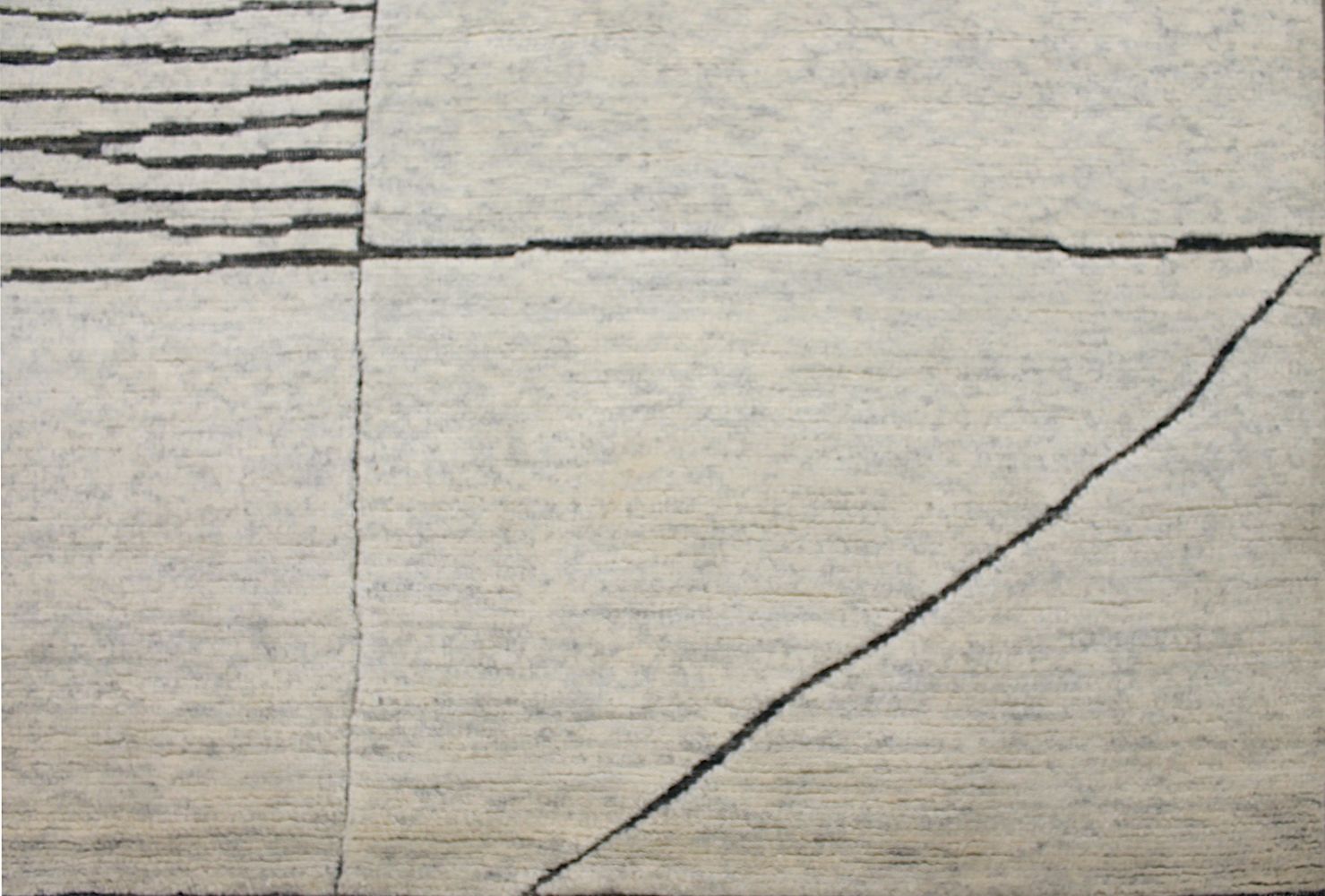 8x10 Casual Hand Knotted Wool Area Rug - MR030019