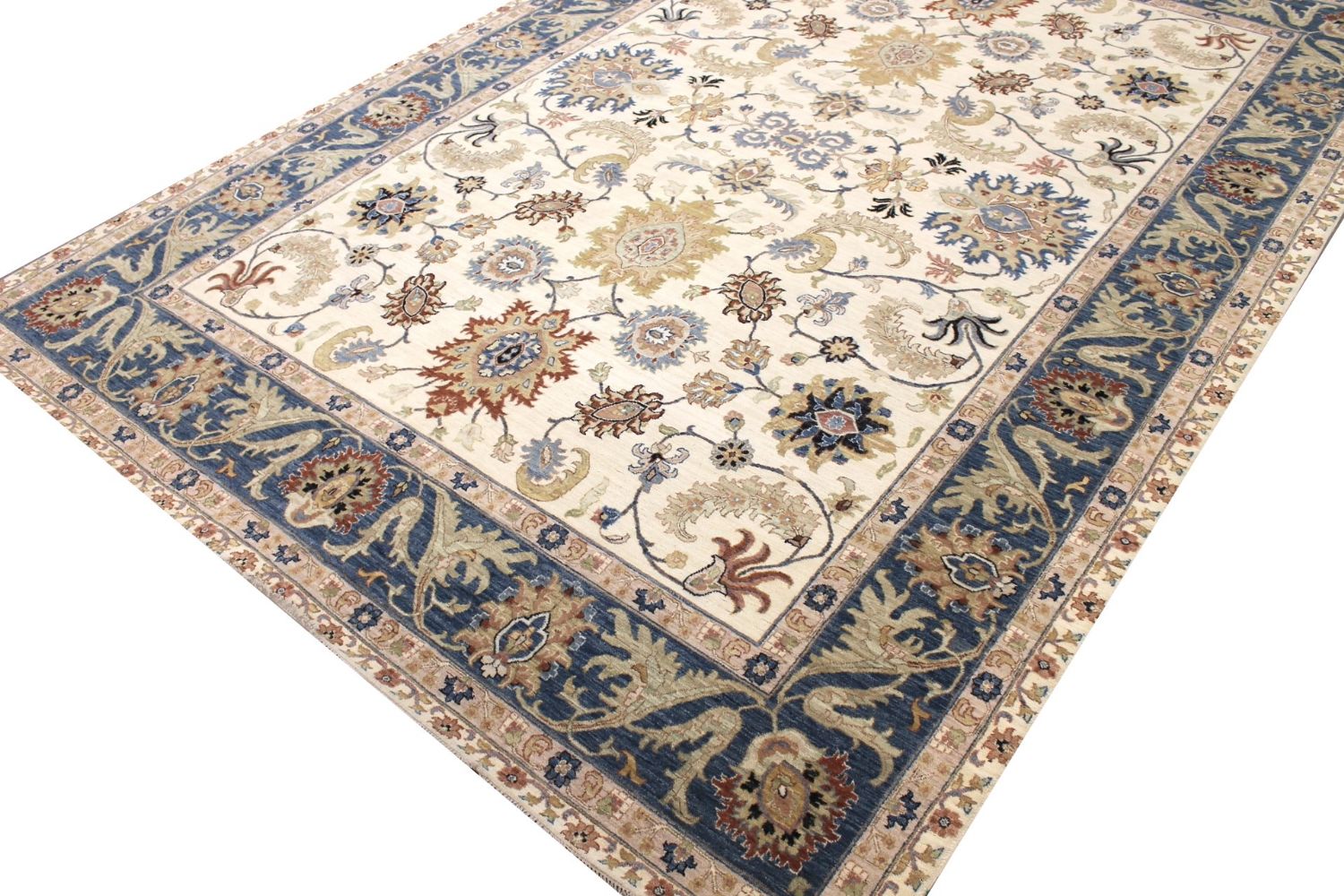10x14 Traditional Hand Knotted Wool Area Rug - MR030025