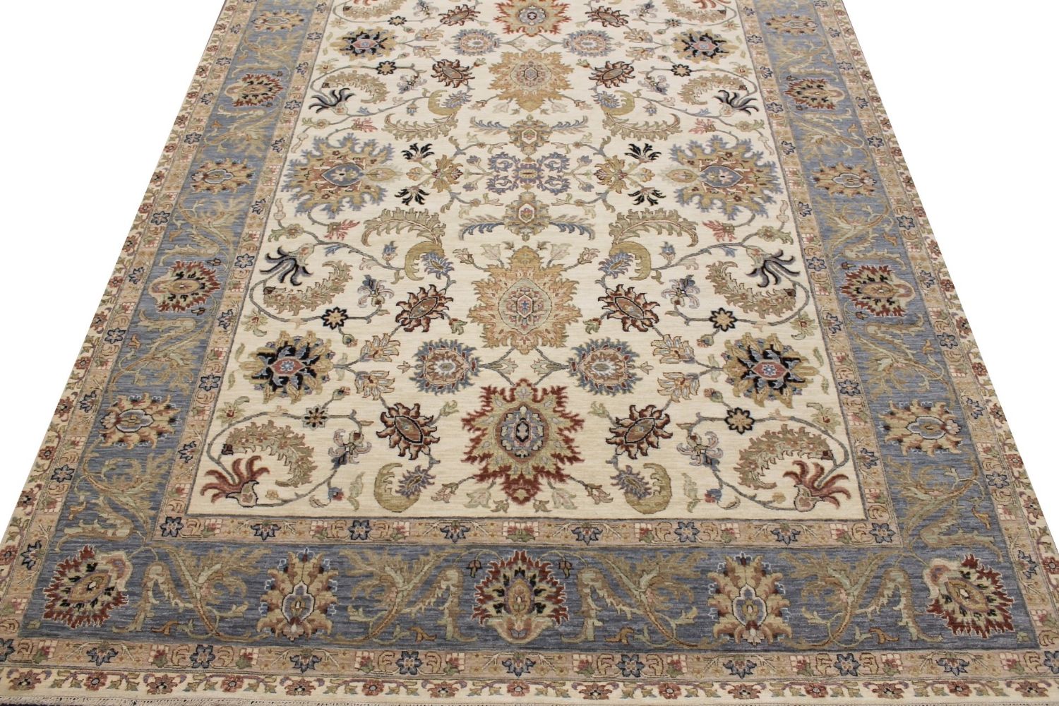 9x12 Traditional Hand Knotted Wool Area Rug - MR030026