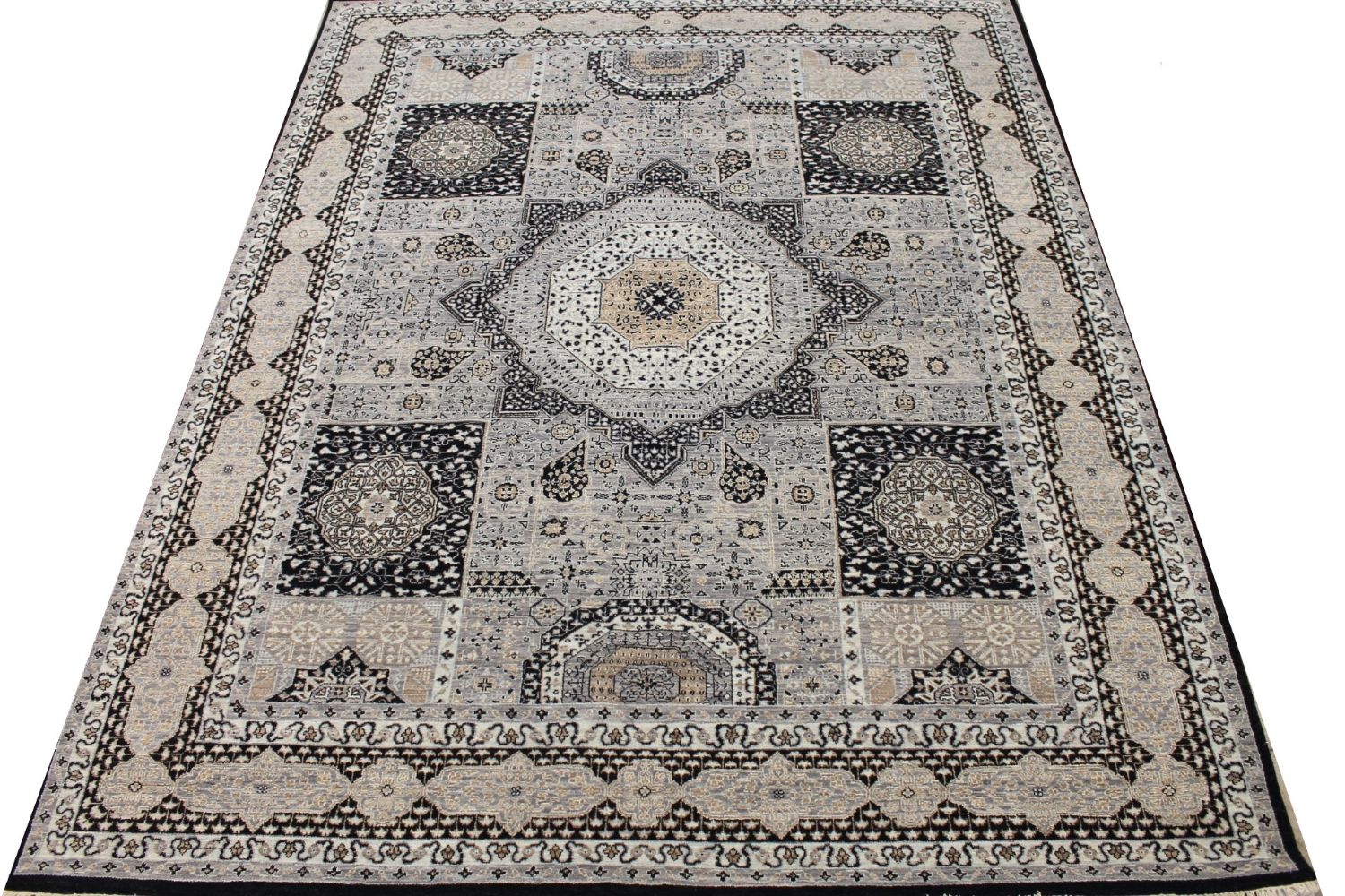 8x10 Traditional Hand Knotted Wool Area Rug - MR030028