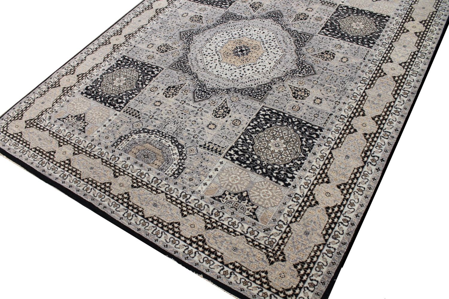 8x10 Traditional Hand Knotted Wool Area Rug - MR030028