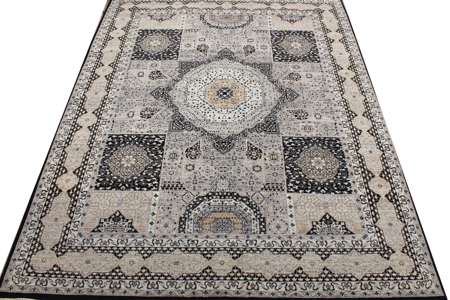 8x10 Traditional Hand Knotted Wool Area Rug - MR030028