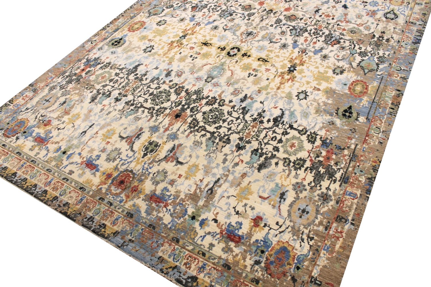 9x12 Transitional Hand Knotted Wool Area Rug - MR030029