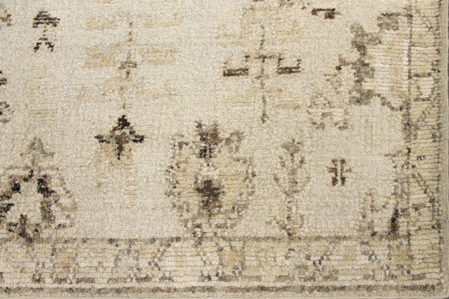 OVERSIZE Casual Hand Knotted Wool Area Rug - MR030056