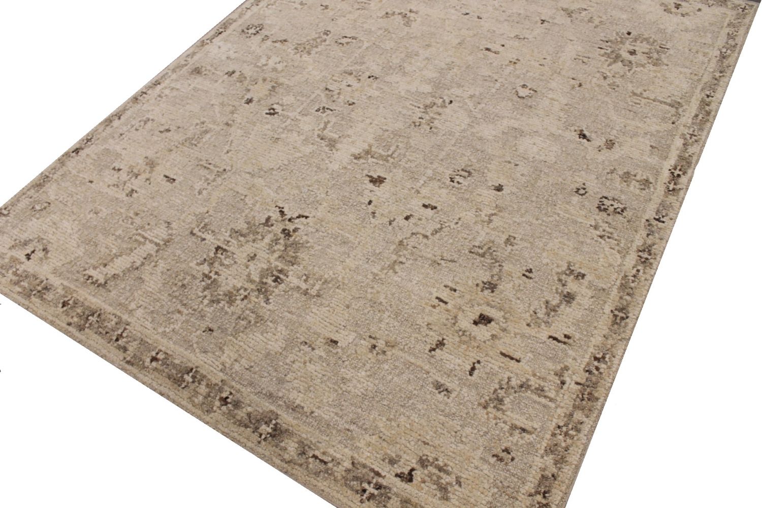 8x10 Casual Hand Knotted Wool Area Rug - MR030060