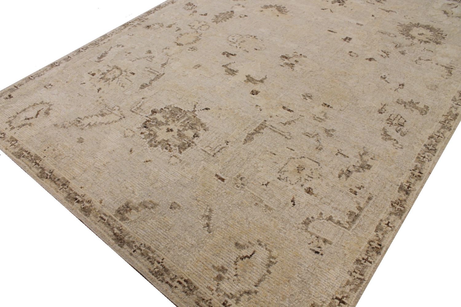 10x14 Casual Hand Knotted Wool Area Rug - MR030061