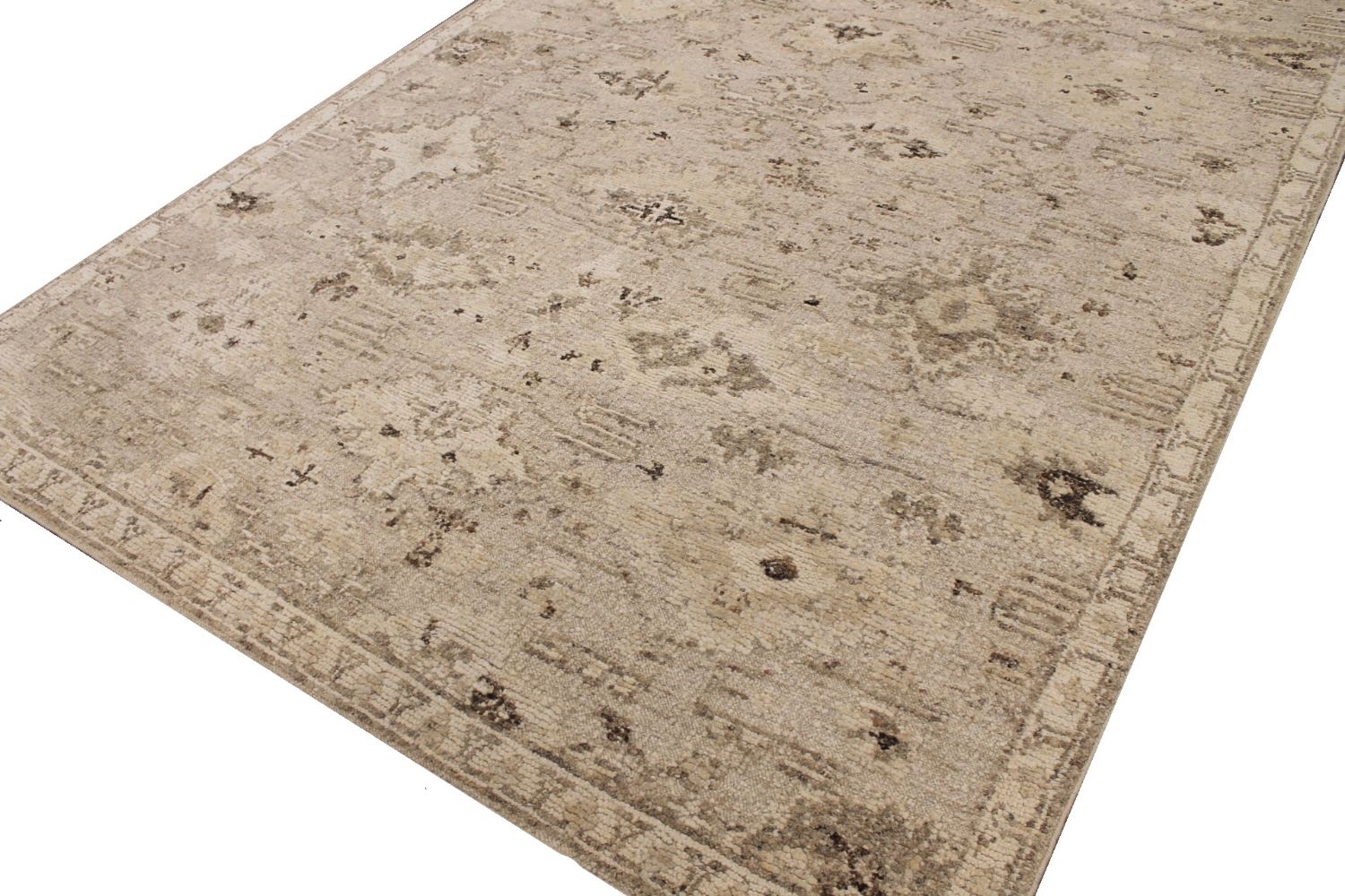 10x14 Casual Hand Knotted Wool Area Rug - MR030065