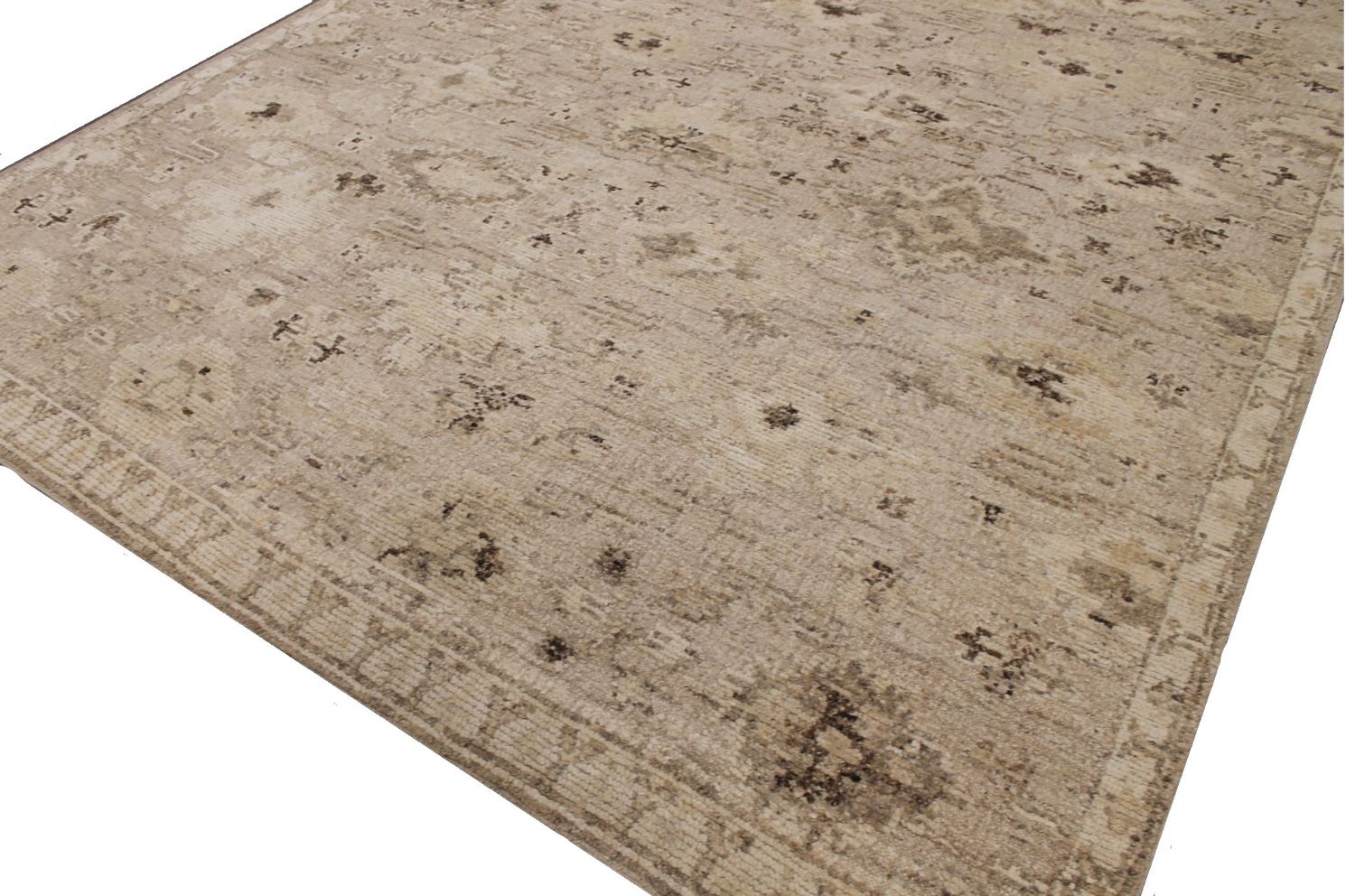 OVERSIZE Casual Hand Knotted Wool Area Rug - MR030066