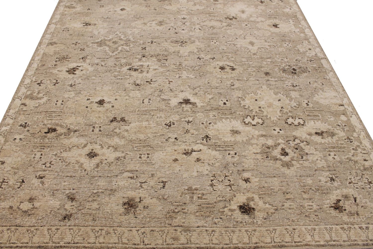 OVERSIZE Casual Hand Knotted Wool Area Rug - MR030066